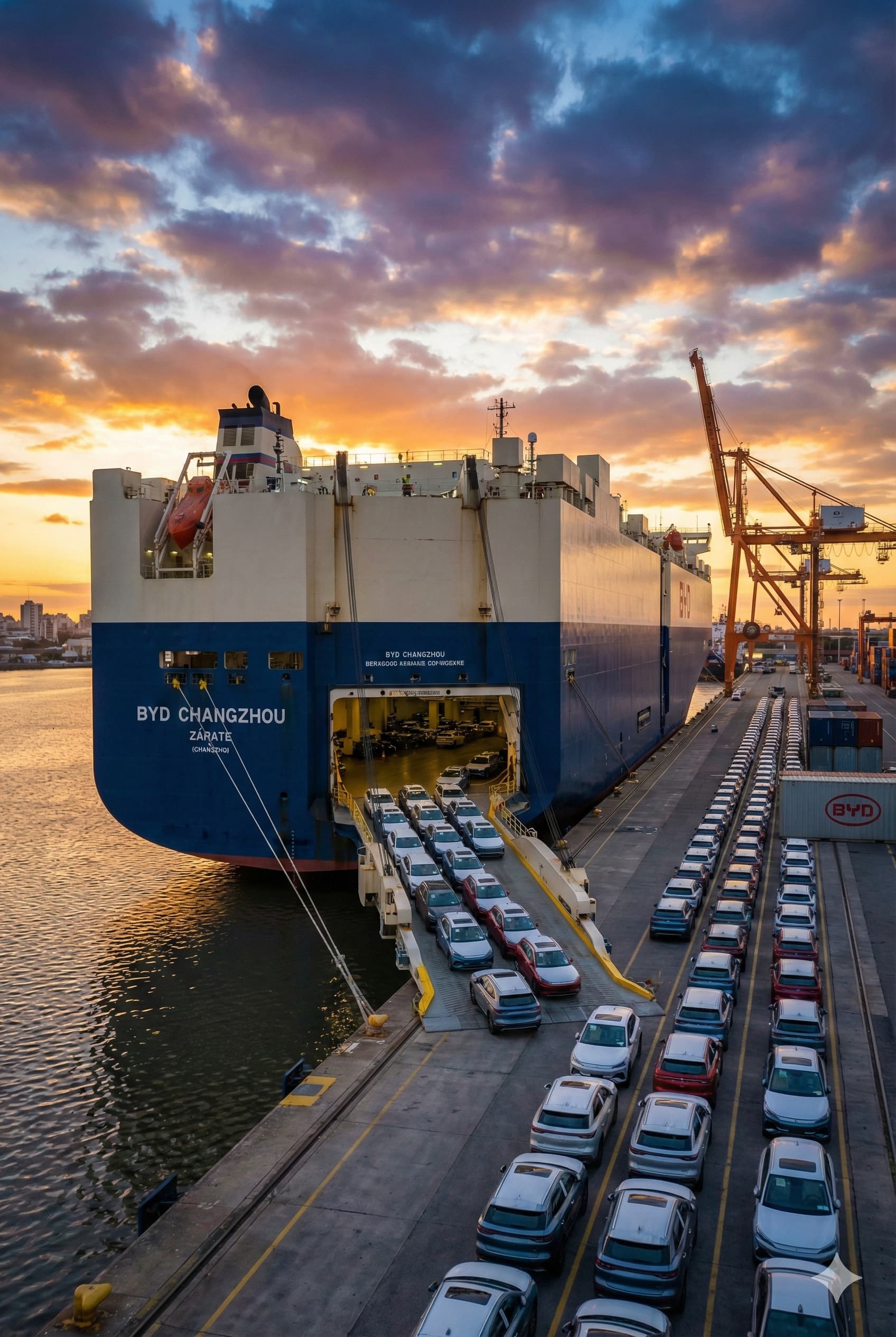 Llegó el BYD Changzhou a Zárate