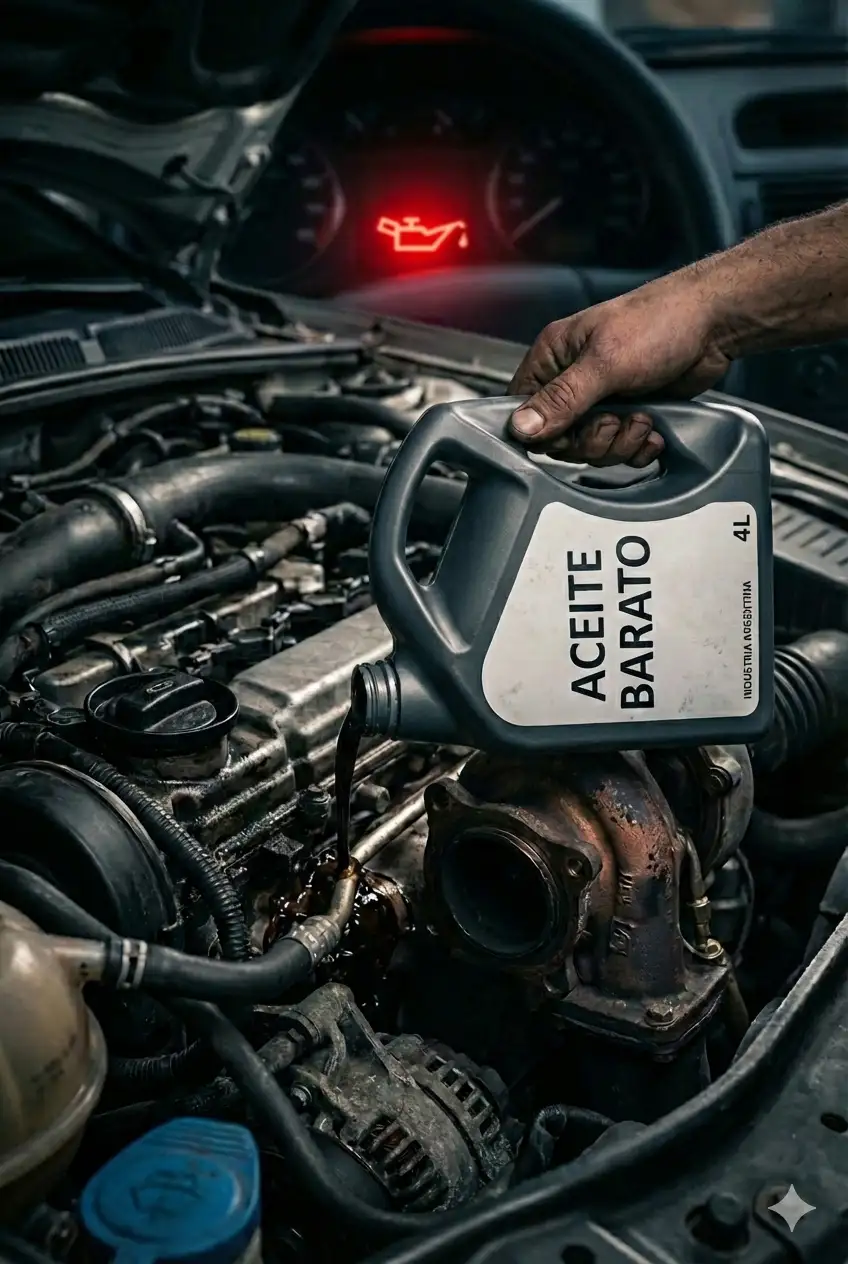 La luz roja invisible: Por qué el aceite barato está matando silenciosamente a tu motor Turbo
